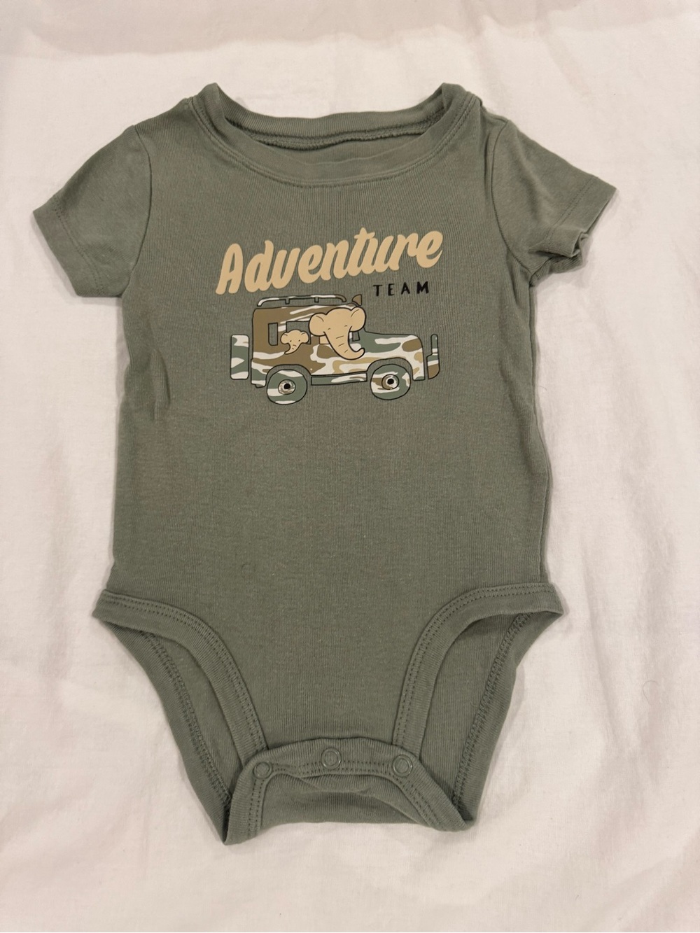 Carter's 'Adventure Team' Short-Sleeve One-Piece Bodysuit and Matching Pants